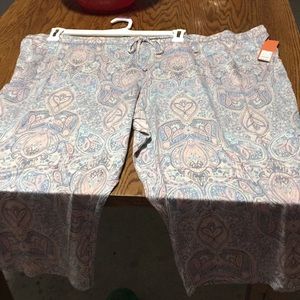 Capri plus size 3xsleep pants new with tag